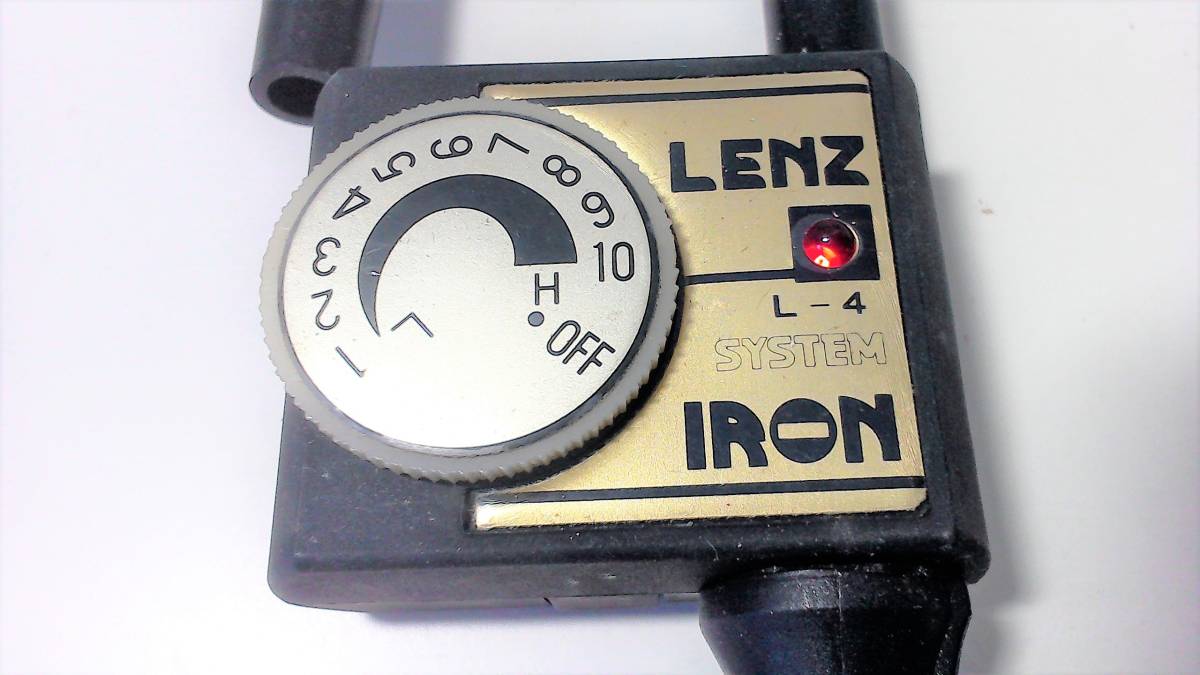 LENZ ☆理容☆レンツアイロン レンツシステムアイロン L-4 SYSTEM IRON 