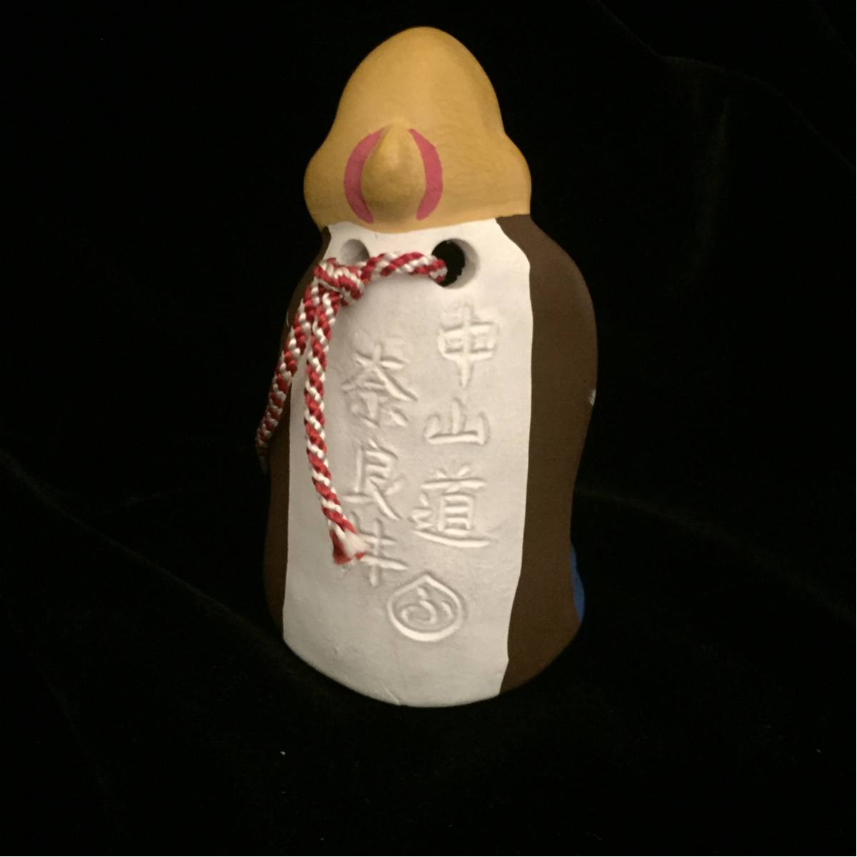 TB190 中山道 奈良井 中西康二作 猿親子土鈴 /高さ 11㎝郷土玩具 日本人形 民芸品 時代人形