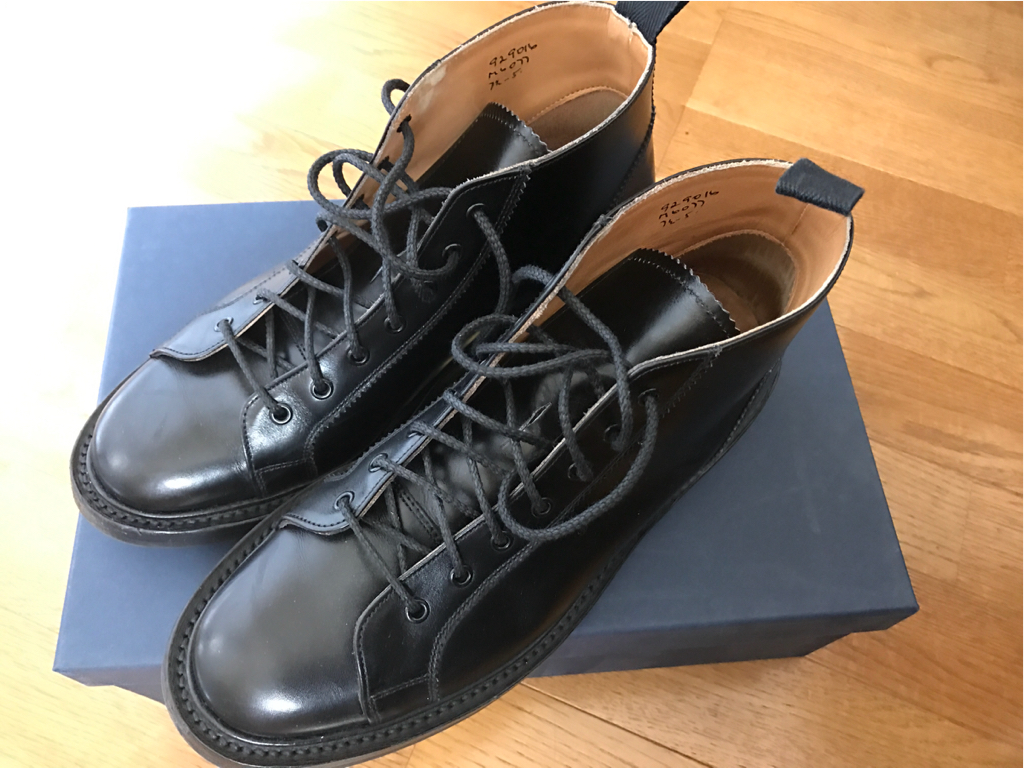 トリッカーズ モンキーブーツ M6077 サイズ UK7.5 ブラック ダイナイトソール