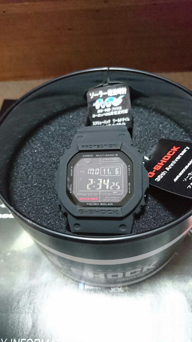 CASIOカシオ 新品35周年記念スペシャルモデル GW-5035A-1JR Big BANG BLAK スクリューバック フロックマン レンジマン 送料別