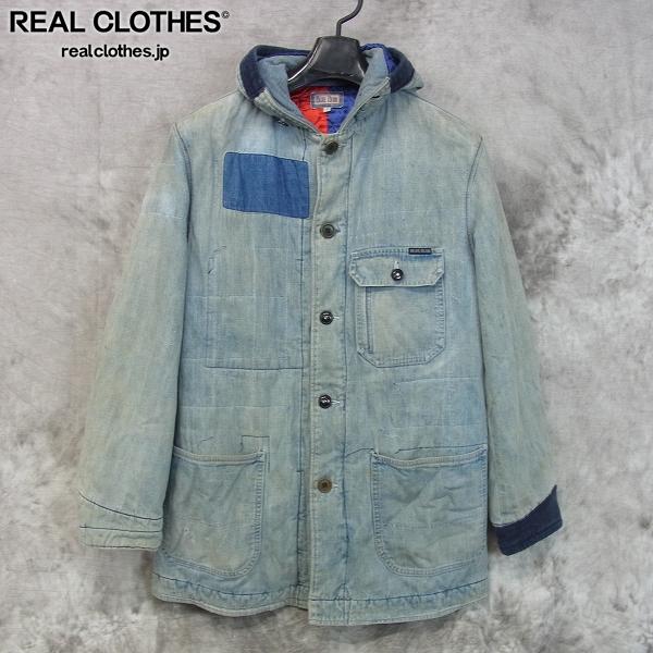 ☆BLUE BLUE/ブルーブルー フード付 中綿デニムジャケット /3 /UP8