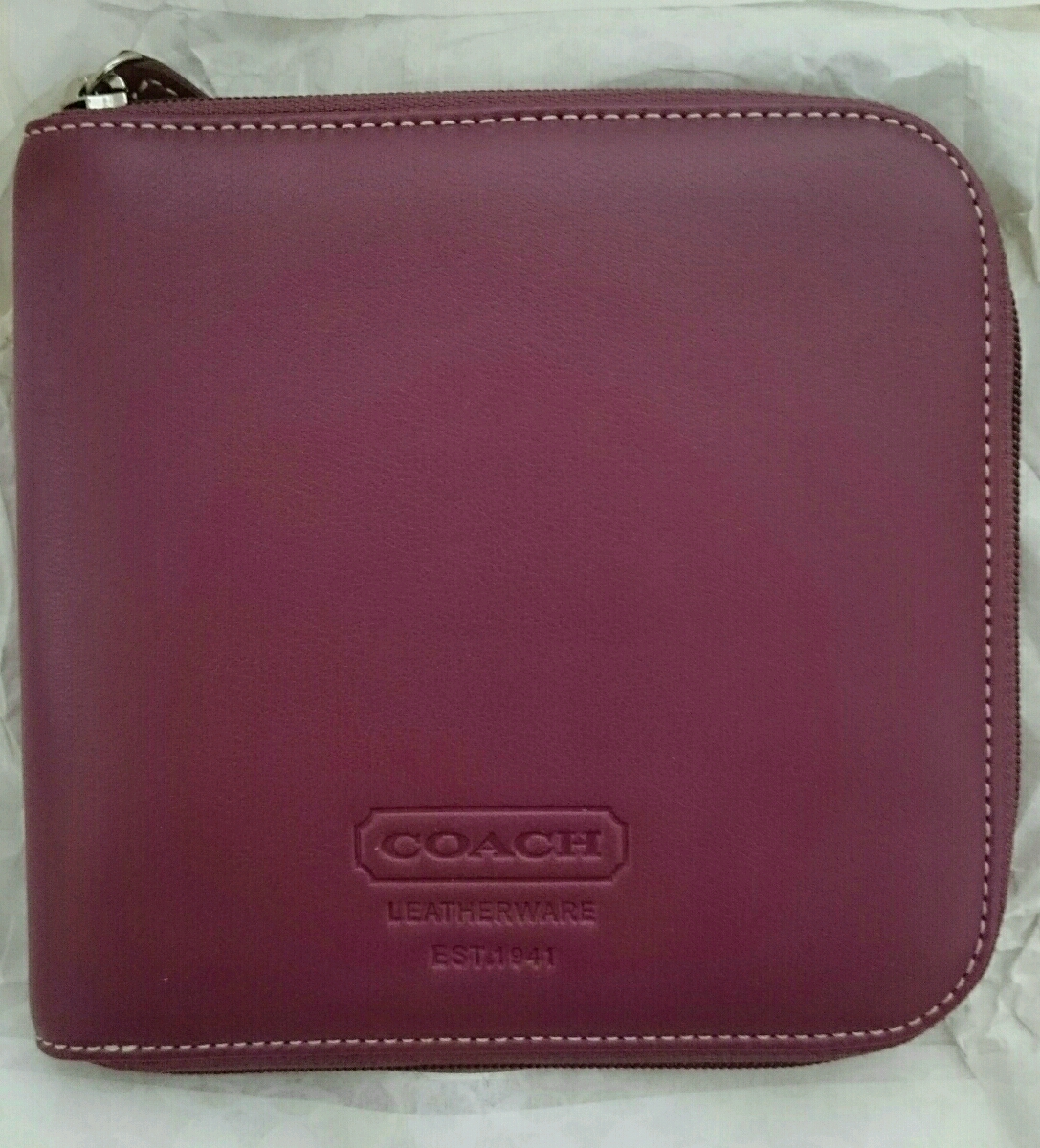 ★コーチ レザーCDケース