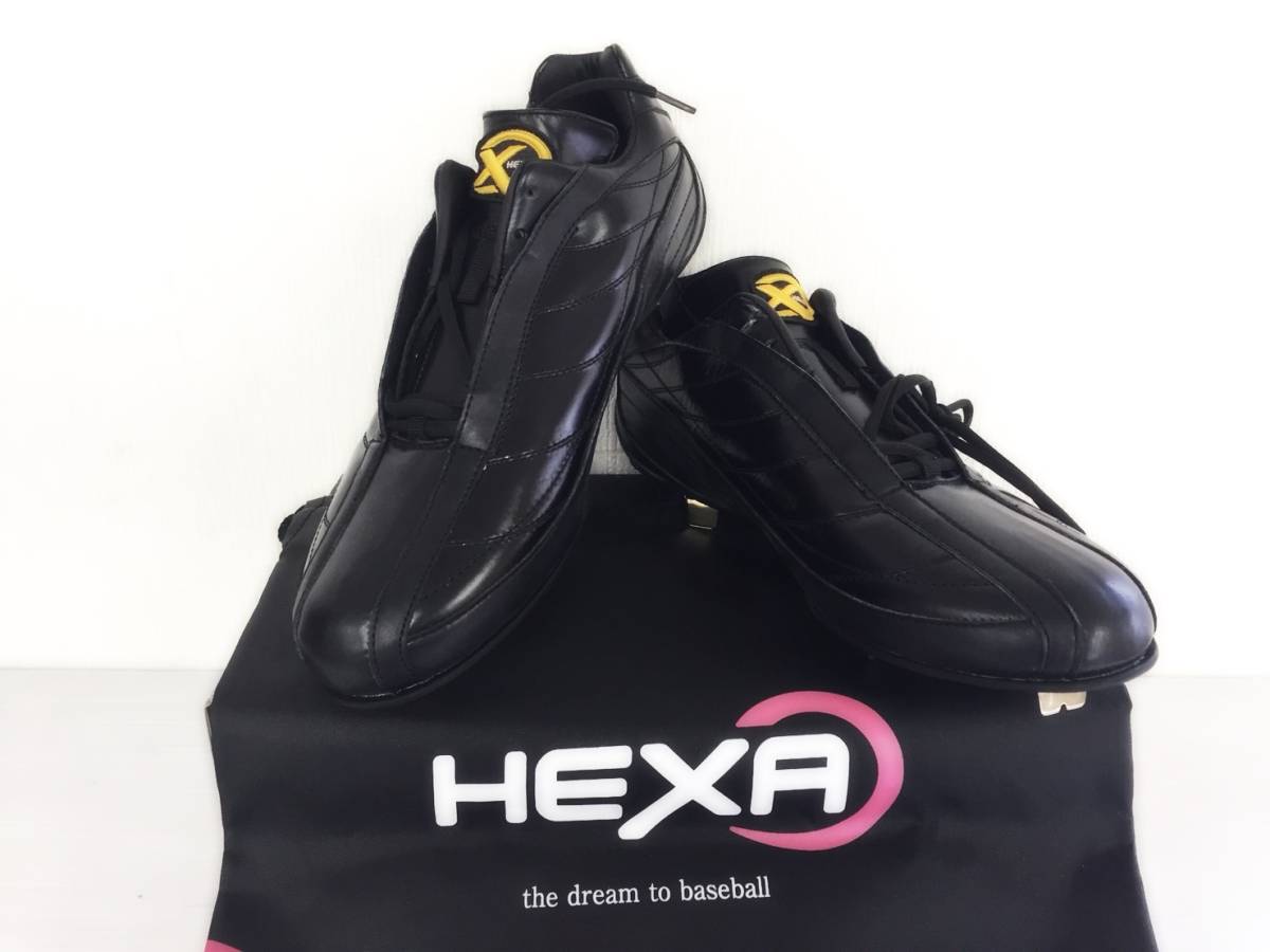 HEXA SPORTS ヘキサスポーツ ステルス 革底スパイク SLC 野球 シューズ HE166