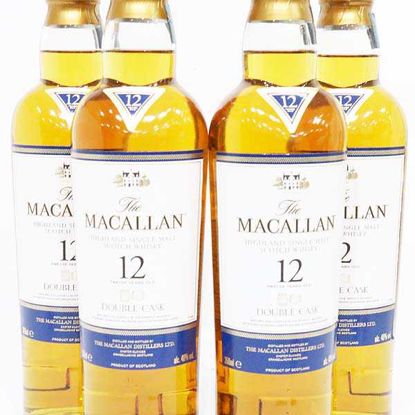 ☆古酒 4本セット/MACALLAN(マッカラン) 12年 ダブルカスク ☆古酒 4本セット/MACALLAN(マッカラン) 12年 ダブルカスク