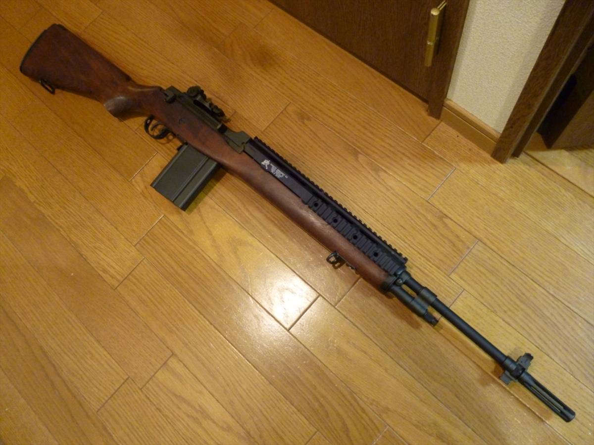 東京マルイ M14 木製ストック ナイツRASカスタム 電動ガン(電動ガン)｜売買されたオークション情報、yahooの商品情報をアーカイブ公開 ...