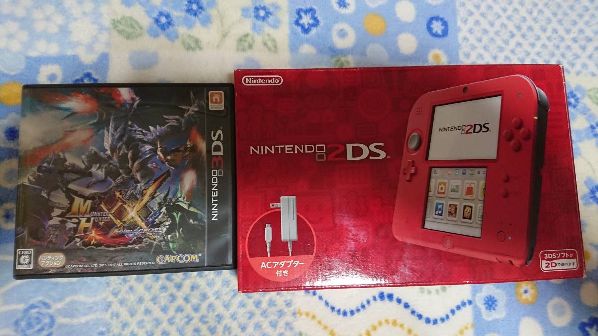 2DSLL 本体 MHXX Newニンテンドー2DS LL モンスターボール 【公式通販】