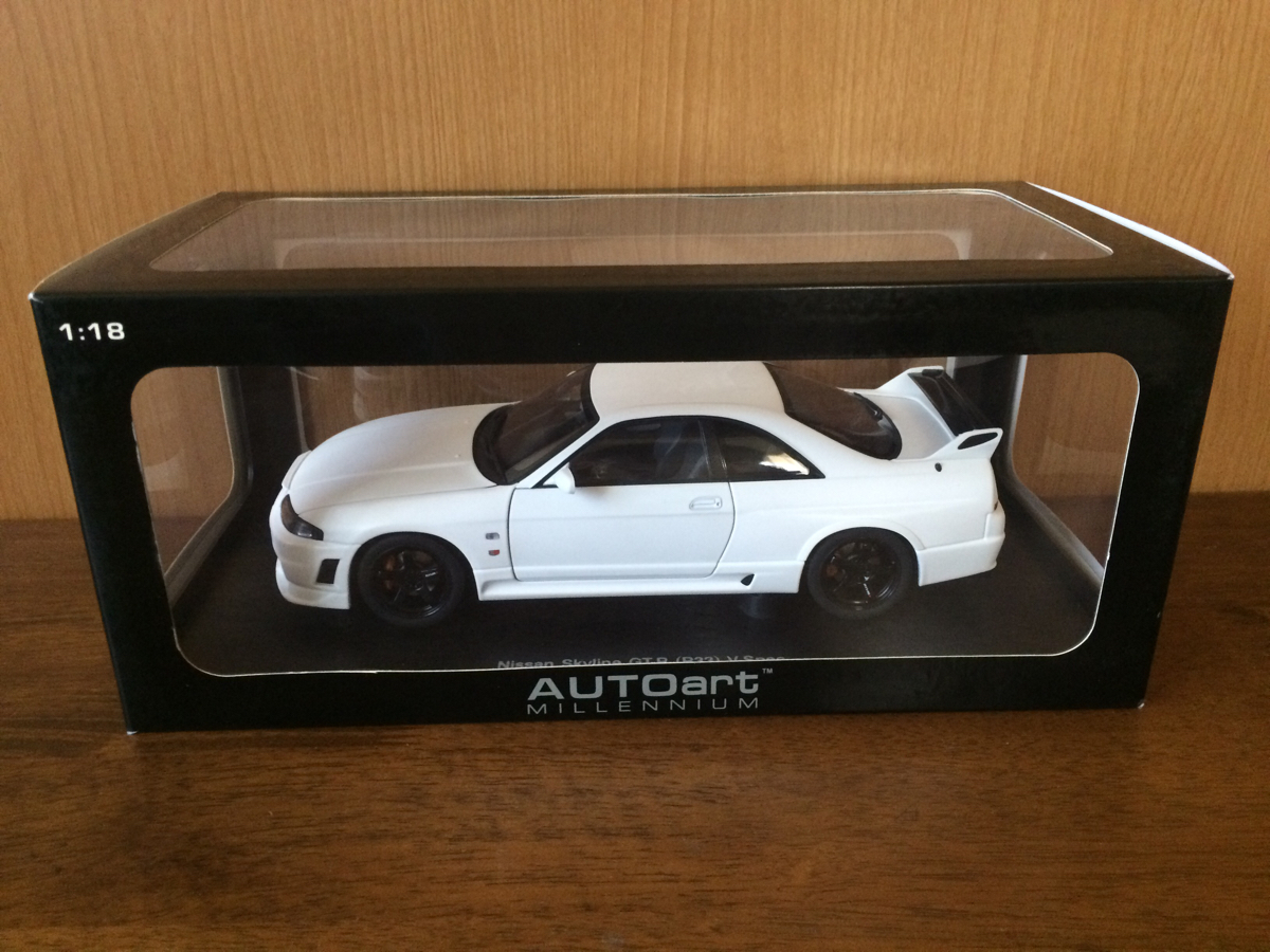1/18 日産 スカイライン GT-R R33 V-spec ニスモ R-tune マット 