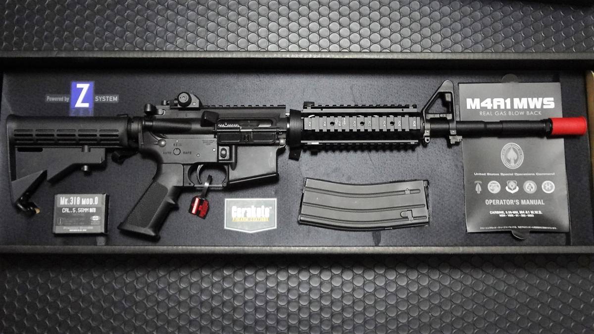 マルイ M4 MWS M2ドットサイト スペアマガジン等豪華セット ガスブローバック VFC WA
