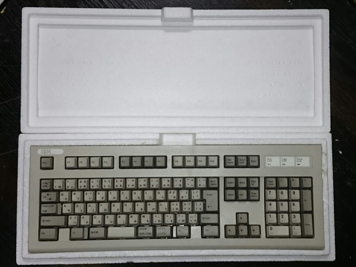 IBM 5576 A01 日本語メカニカルキーボード 専用ケーブル付 箱等あり