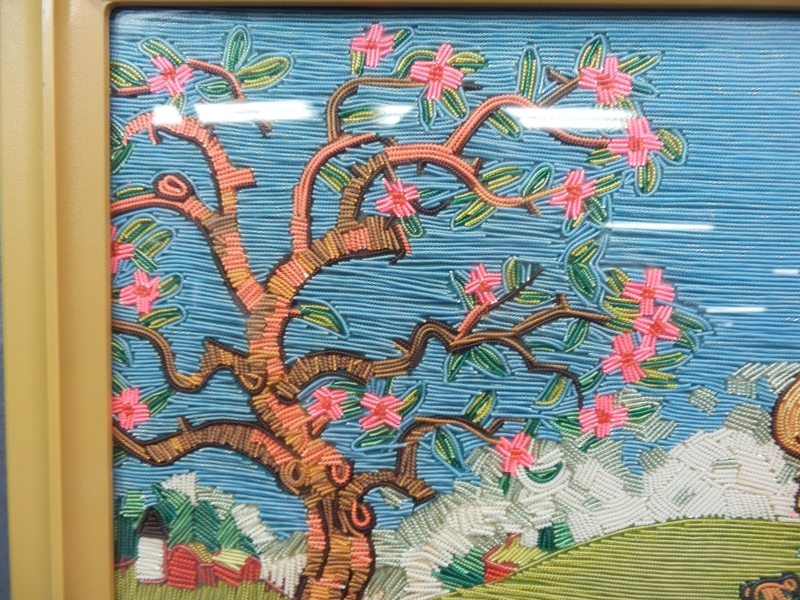 Hsき11 26 毛糸貼り絵 童子風景画 児童画 売買されたオークション情報 Yahooの商品情報をアーカイブ公開 オークファン Aucfan Com