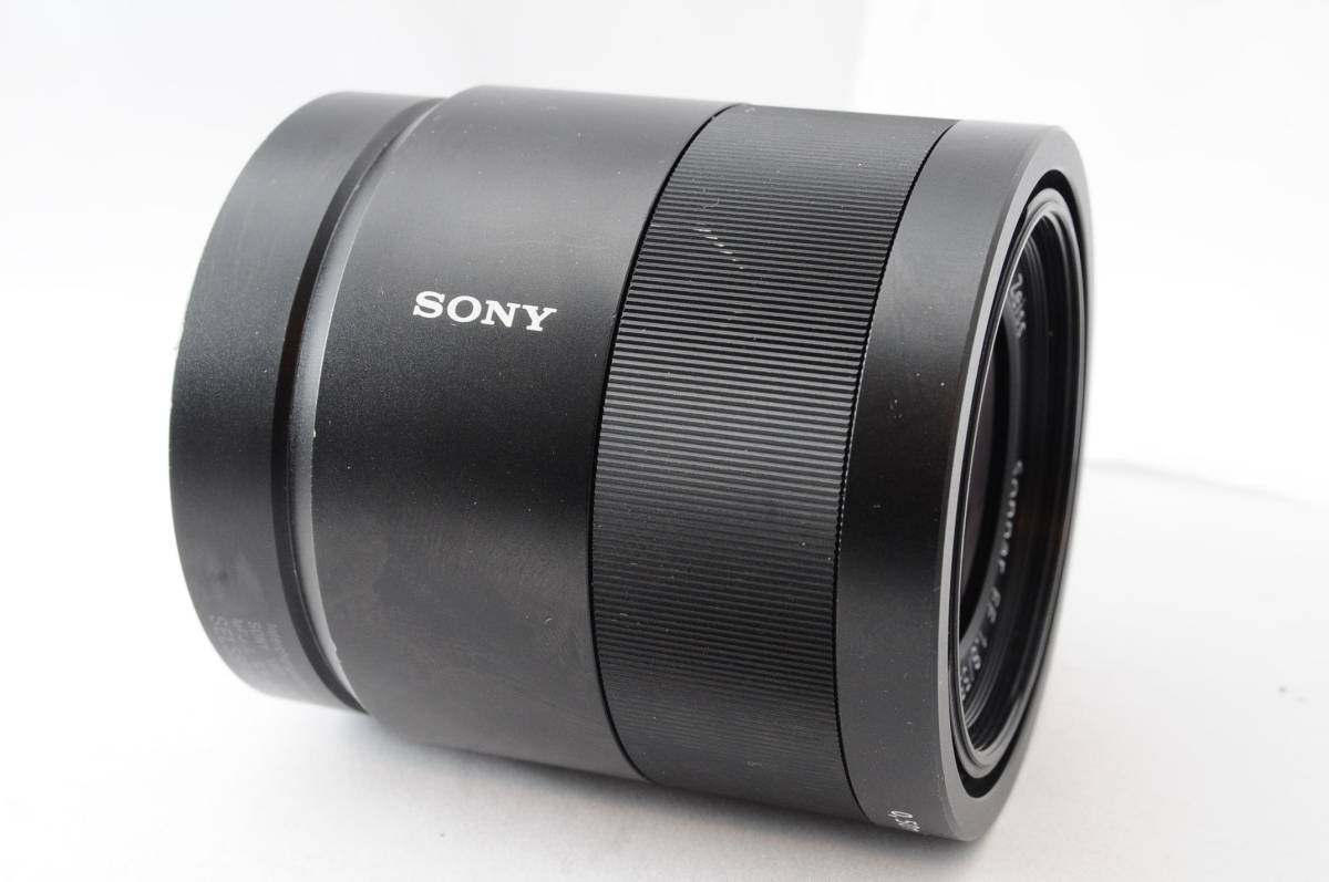 ★極上品 完全防湿庫保管★ ソニー SONY Sonnar T*FE 55mm F1.8 ZA SEL55F18Z フードあり A196
