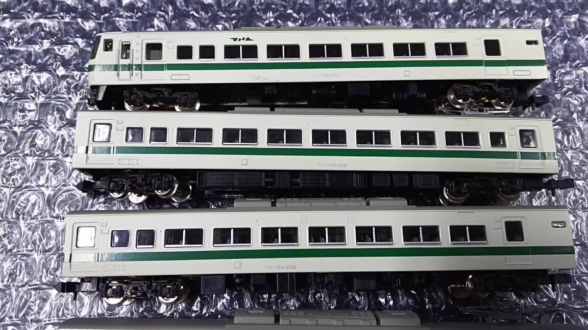JR TOMIX 92012 国鉄 185-200系特急電車 7両セット 室内灯付 ジャンク