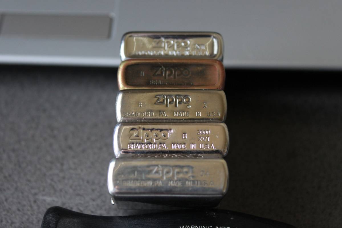 ☆ZIPPO ジッポ 色々 5個セット④ 中古☆ A784 ZIPPO 5個セット中古