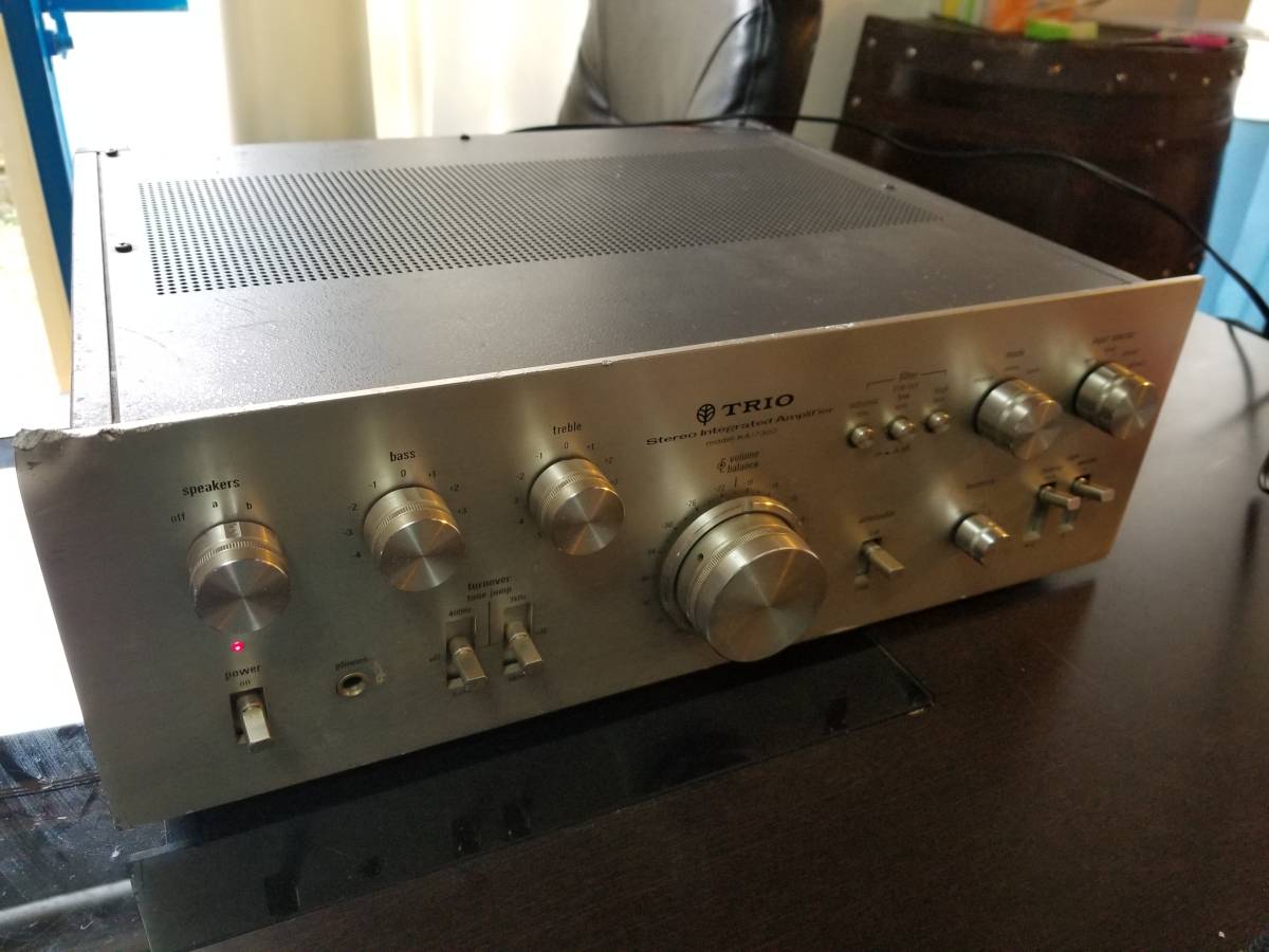 TRIO KA-7300 プリメインアンプ 動作しますがジャンク TRIO KA-7300