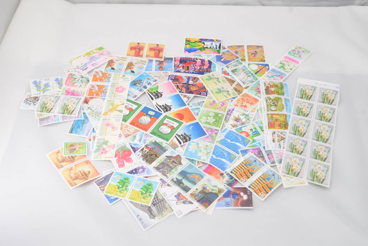 ★必見♪1円スタート☆日本郵便 バラ切手 未使用 約15479円分⑧★
