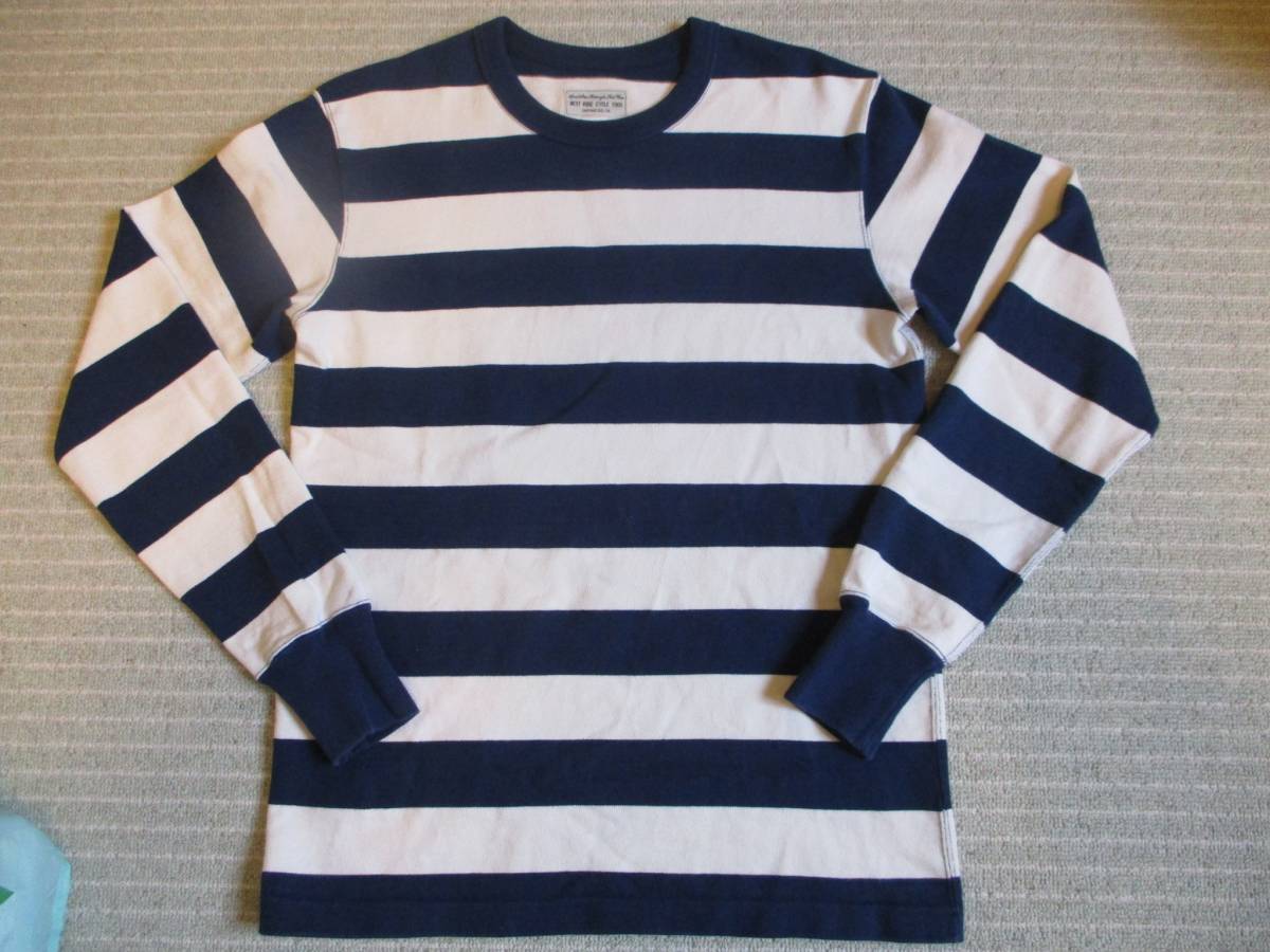 【美品】ウエストライド　ヘビーボーダー　ロングスリーブ　Tシャツ　ロンT　38(M)
