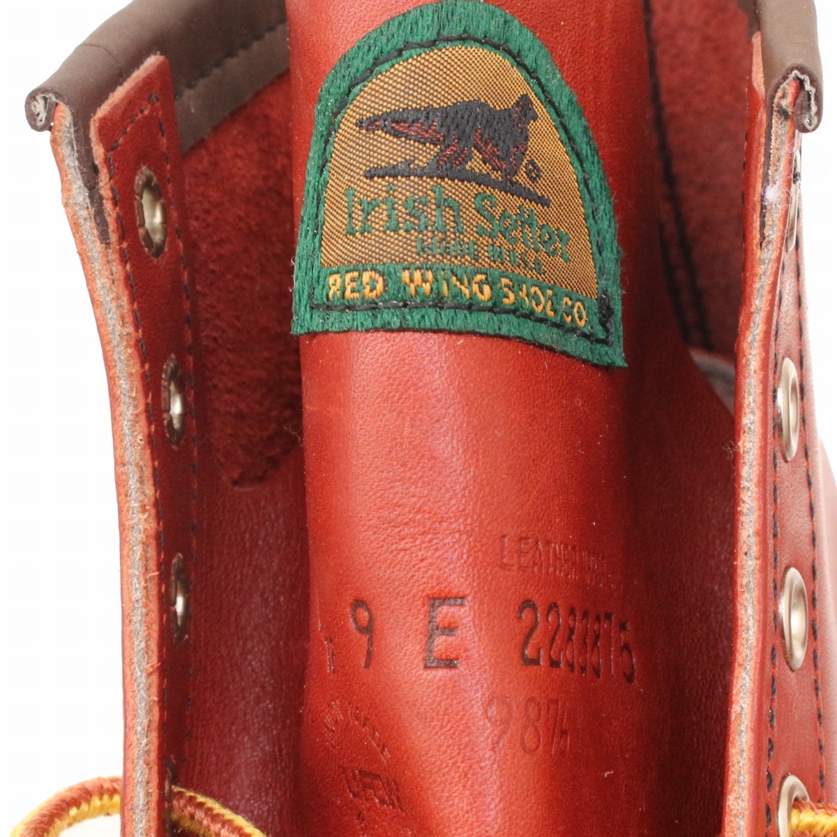 未使用BEAMS LimitedEdition] REDWING 9876 IrishSetter Oro-russet 9E 