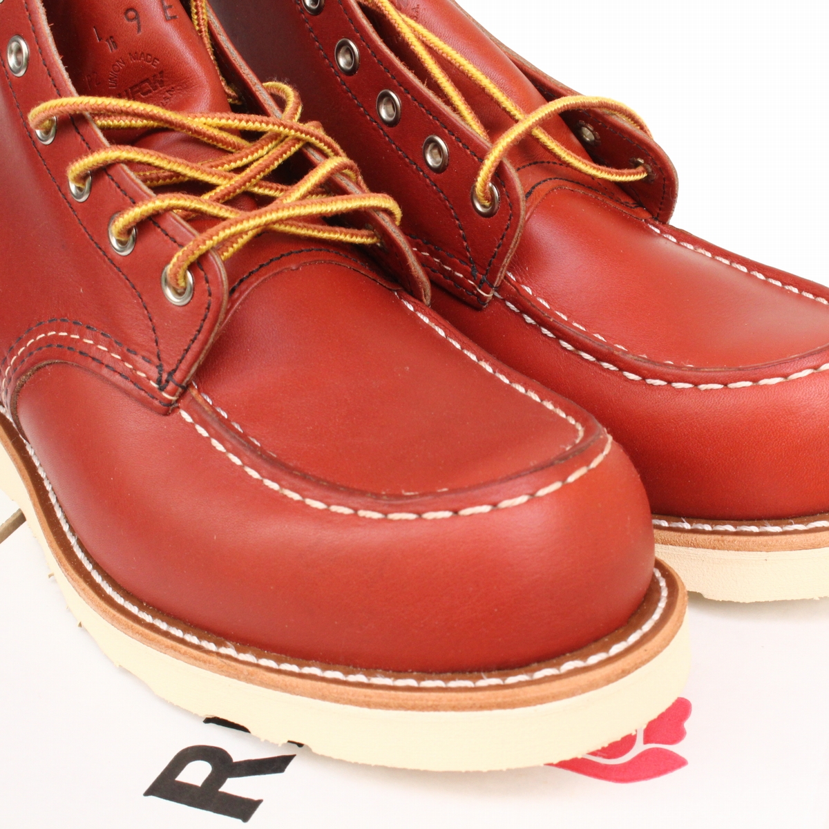 販売 時期 REDWING 9876 ビームス別注 復刻限定モデル 半円犬タグ赤茶10.5D