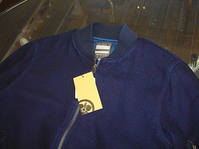 新作★桃太郎ジーンズ★￥32000★38/S★青★MA-1