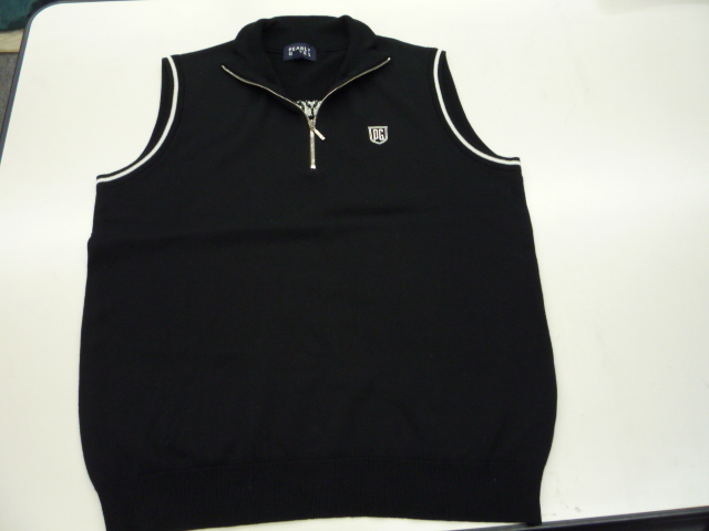 パーリーゲイツ★黒ニットジップベスト（4）