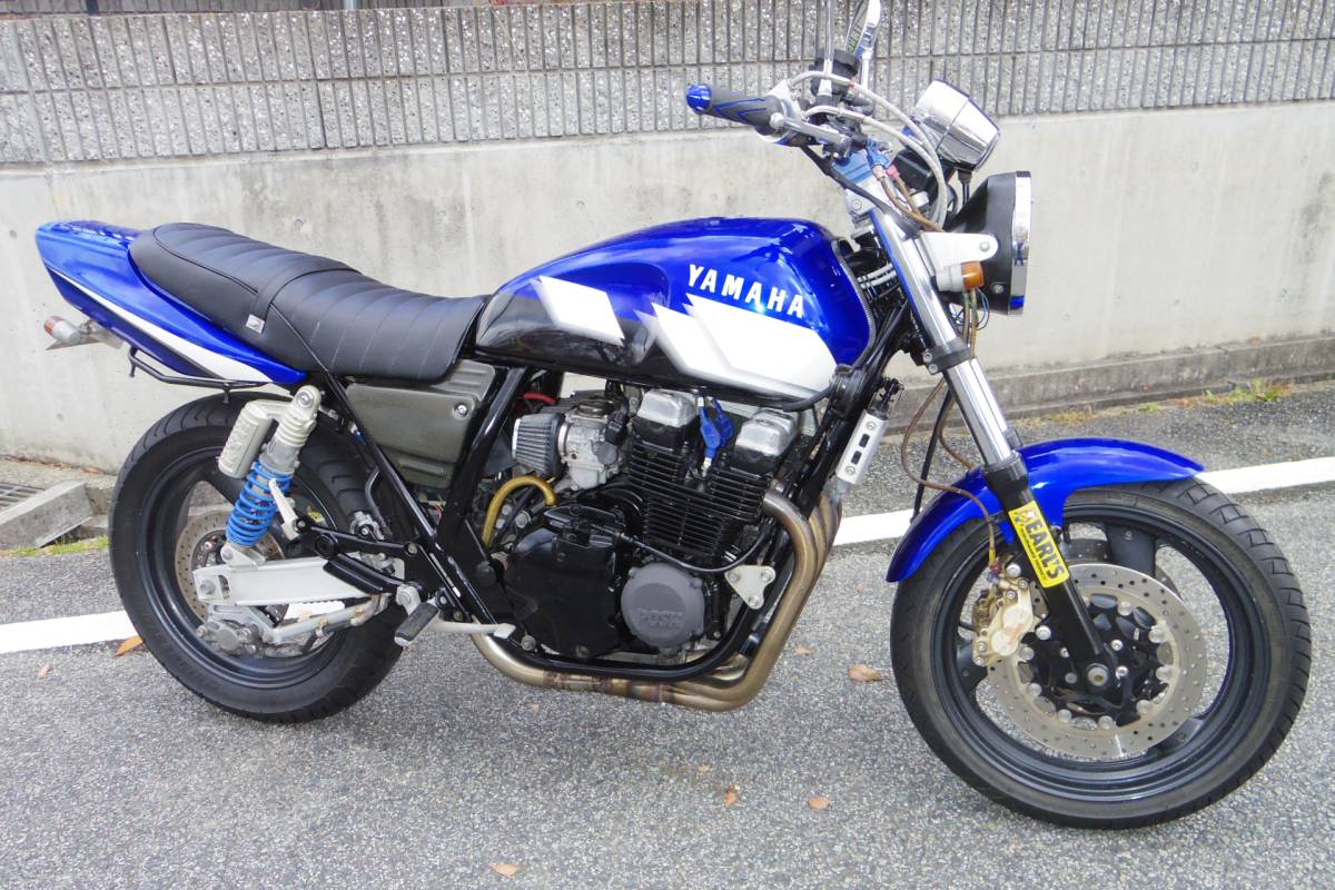 世界に1台！激シブフルカスタム！テール排気マフラー ★ XJR400R ★ 車検２年付！ ◆動画あり◆