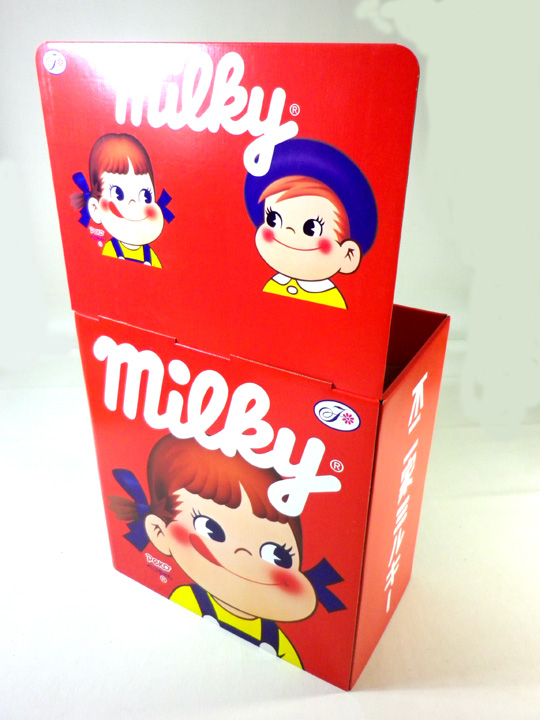 非売品 不二家 ペコちゃん 店頭用ディスプレイPOP 販売台 巨大ミルキー型の棚 ポップ 稀少レア(キャラクター)|売買されたオークション情報 ...