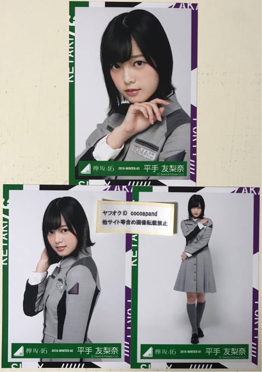 欅坂46 語るなら未来を サイレント 生写真 6種コンプ平手友梨奈 平手友