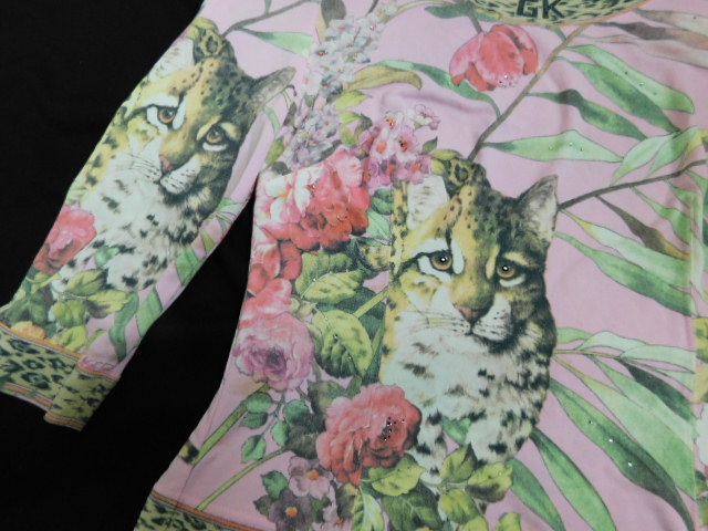 H12 伊太利屋 素敵なGK・アニマル柄カットソー9号即決