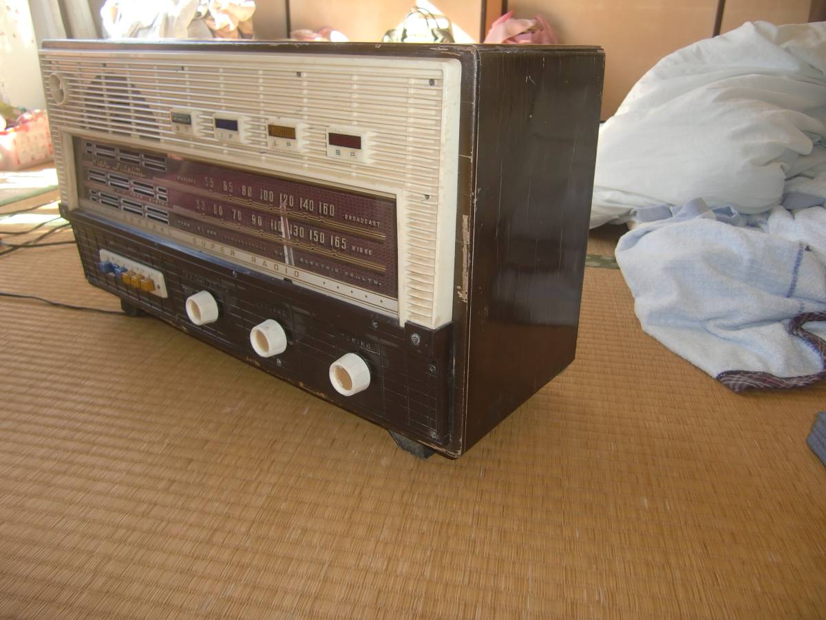 ゼネラル ゼネラルのラジオ 真空管ラジオ ST管6S-8 昭和レトロ 貴重品 