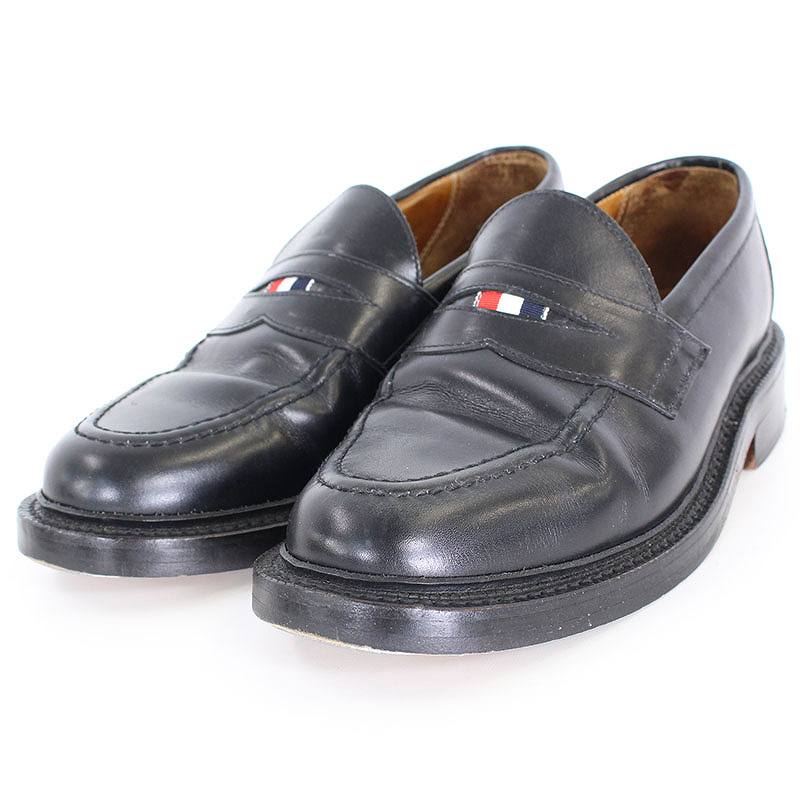 トムブラウン THOM BROWNE カーフレザーローファーシューズ 7 ブラック