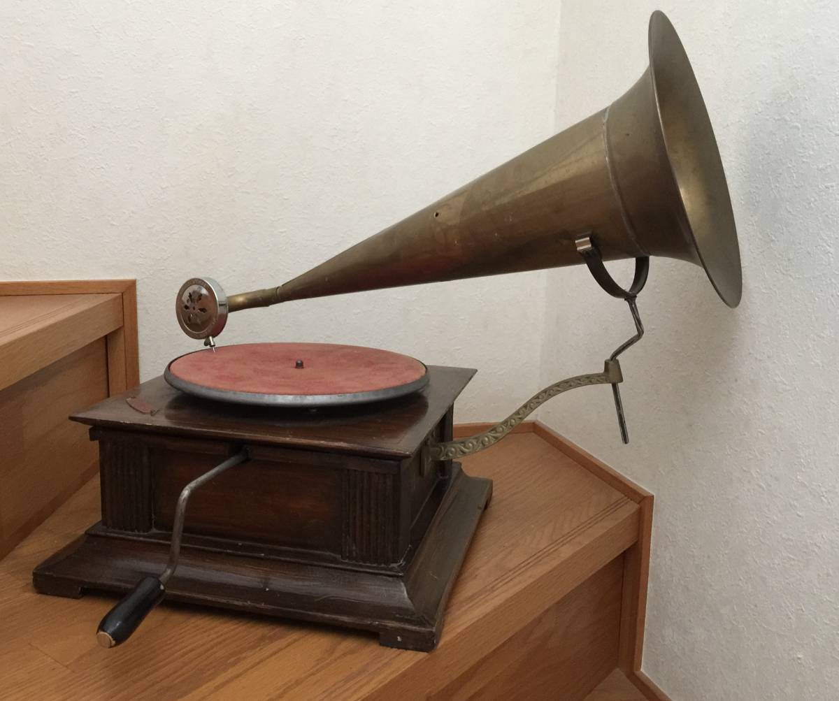 【美品・可動品】蓄音機 his master’s voice ラッパ型 再現品 His 蓄音機 Master's Voice HIS - Yahoo!オークション VOICE MASTER'S