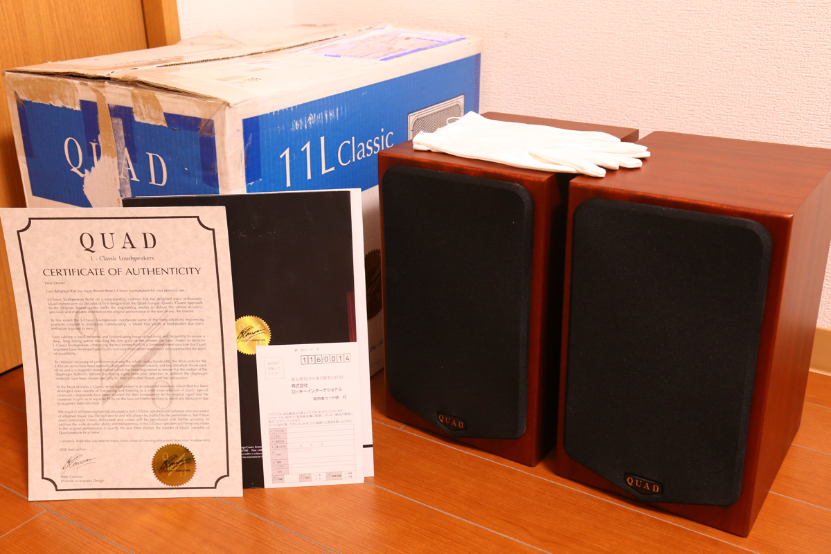 QUAD 11L classic ペア 完動品 付属品あり 11L QUAD Classic Yahoo