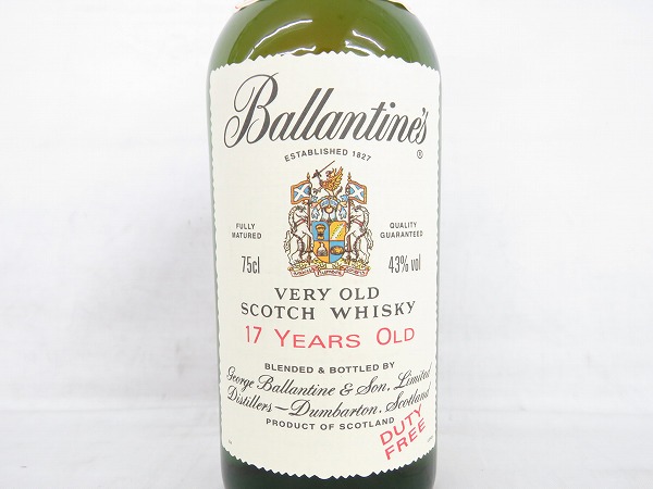 バランタイン17年 ○【Ballantine's/バランタイン】17年 VERY OLD