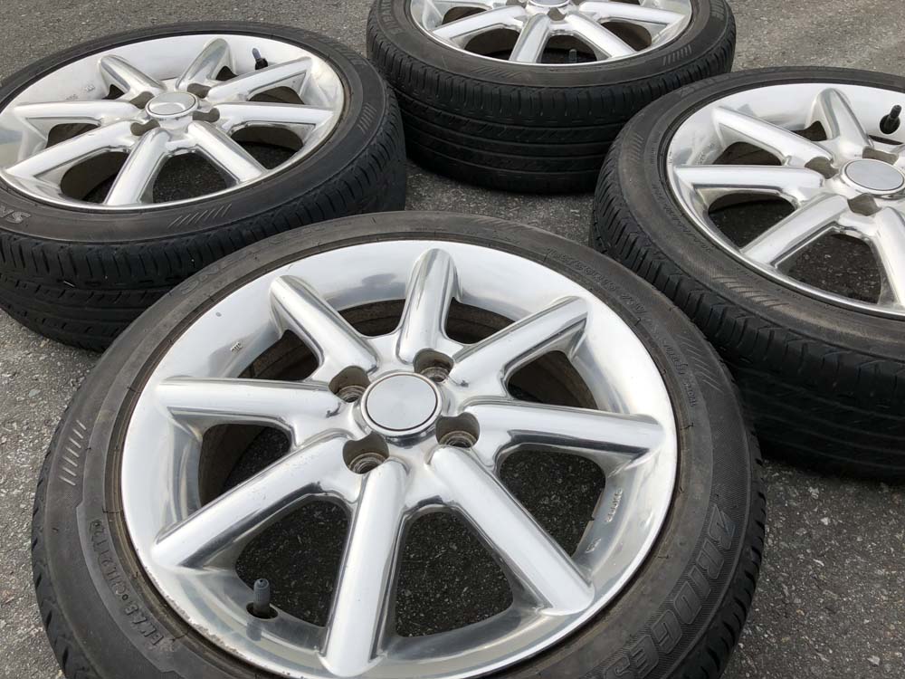 ニッサン ライダー 純正？ 165/55R15 BS スニーカー 15x5.5j +55 メッキ　デイズルークス エブリイ等