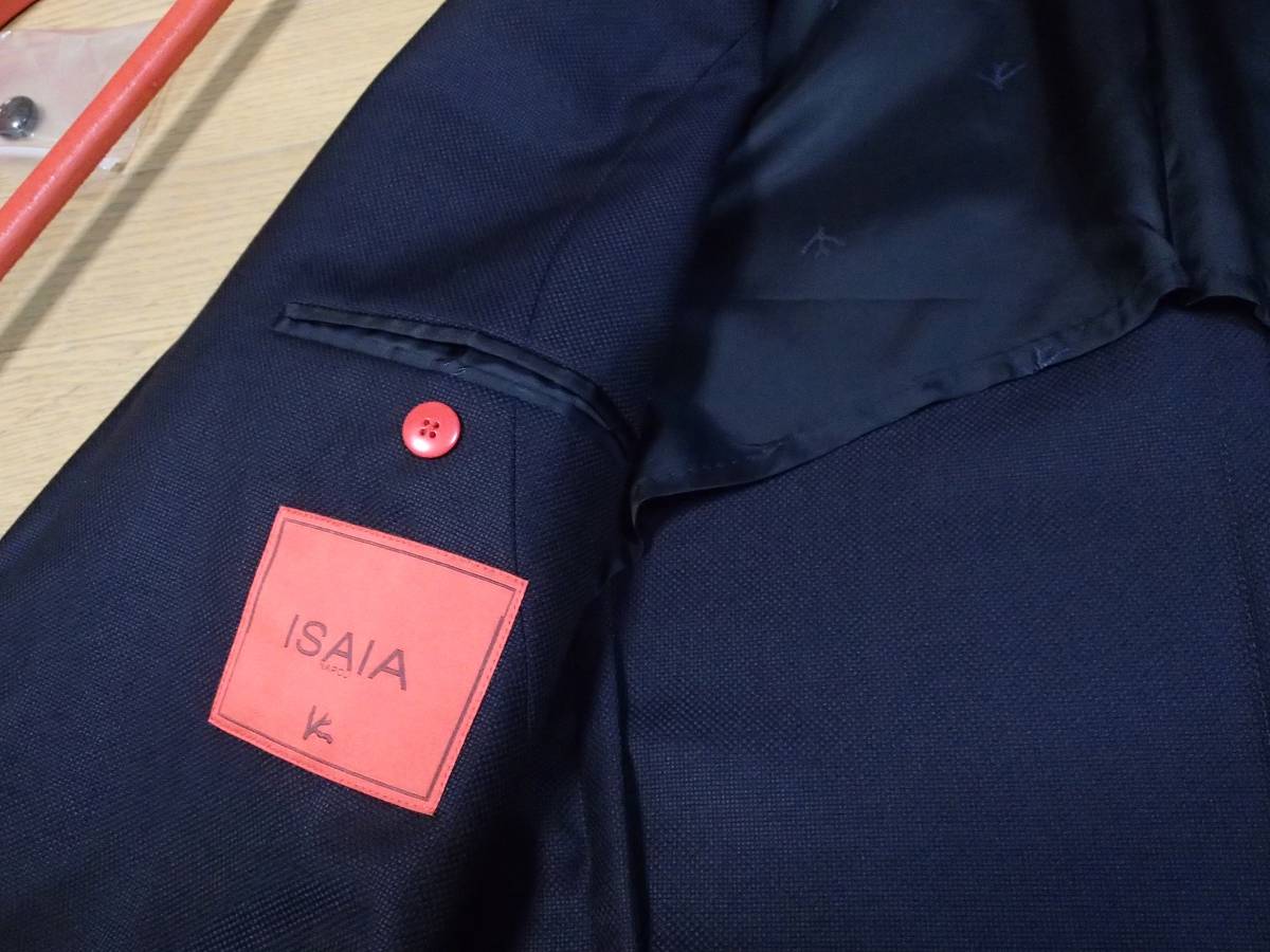 新品 ISAIA ネイビーウールジャケット（イザイア 中古イザイア ISAIA 