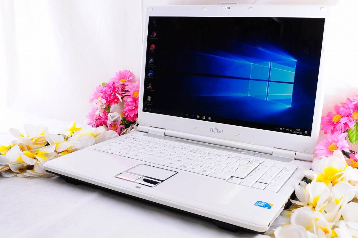 ★良品★富士通 FMV-BIBLO NFD50W 最新Win10 快適2.53GHz 大容量320GB メモリ4GBで快適♪ Blu-ray対応!! 無線 Wi-Fi Office搭載