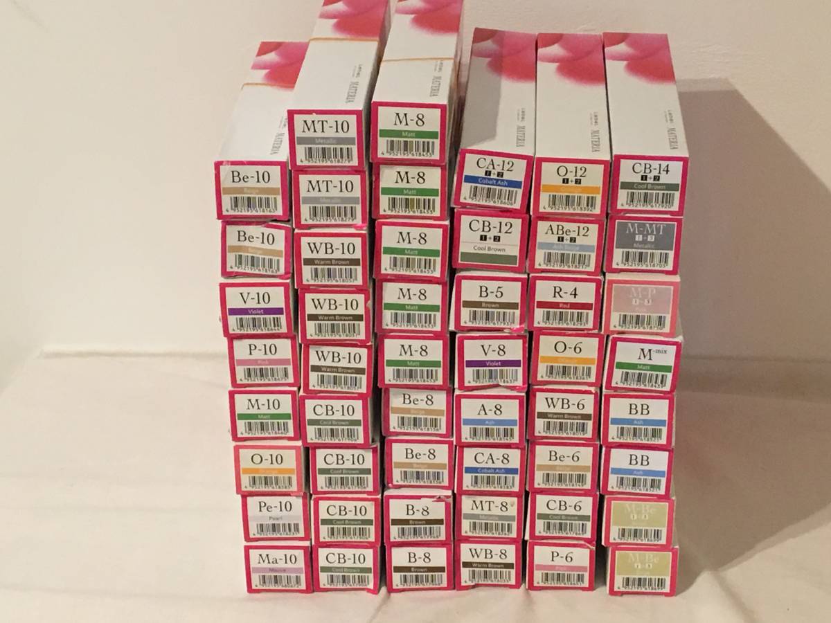５０本まとめて　新品未使用　ルベル　マテリア　色々セット　LebeL materia　タカラベルモント　サロン　業販　カラー剤　美容室_1
