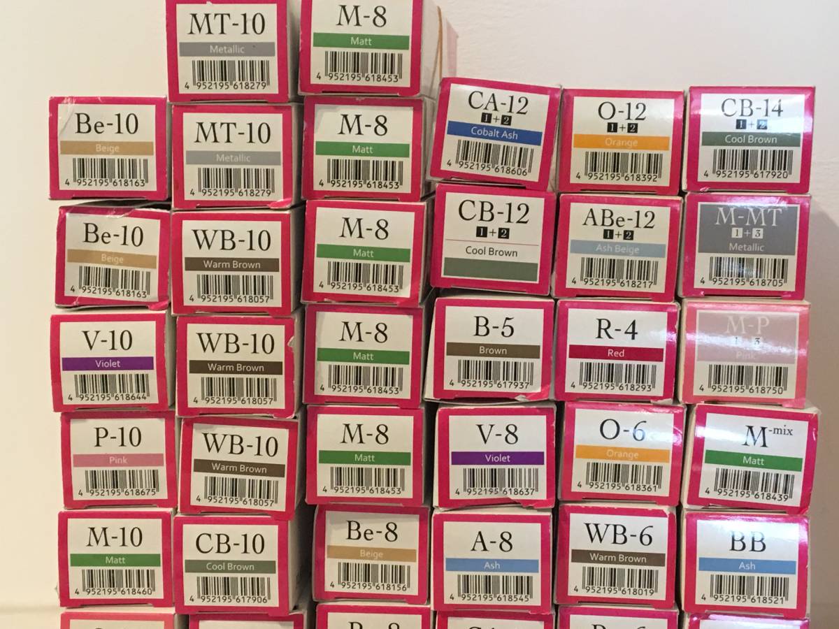 ５０本まとめて　新品未使用　ルベル　マテリア　色々セット　LebeL materia　タカラベルモント　サロン　業販　カラー剤　美容室_3