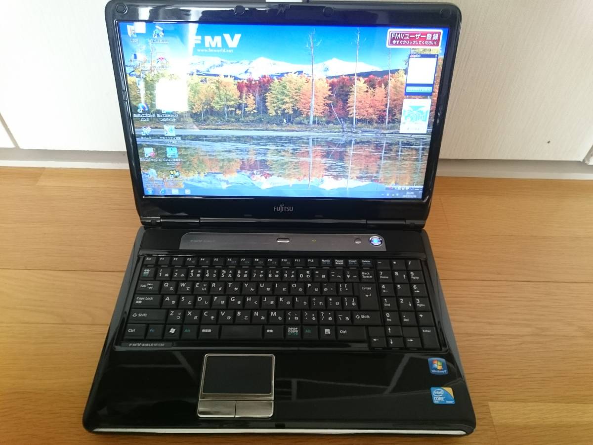【送料1000円】富士通 FMV-BIBLO NF/E50 Win7 大容量500GB メモリ4GBでサクサク　無線 Wi-Fi