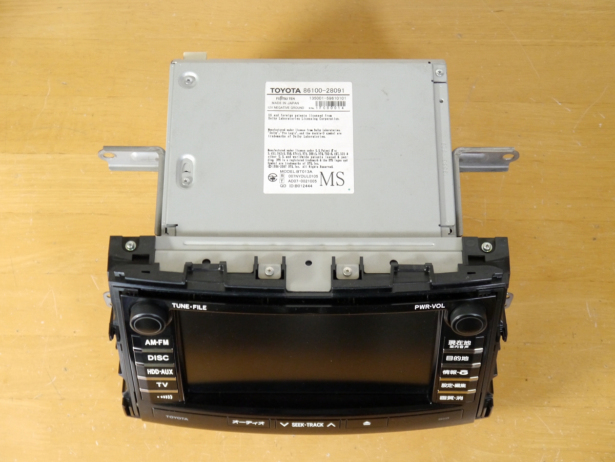 トヨタ純正 86100-28091 ノア・ヴォクシー70系 2007年地図 HDDナビ