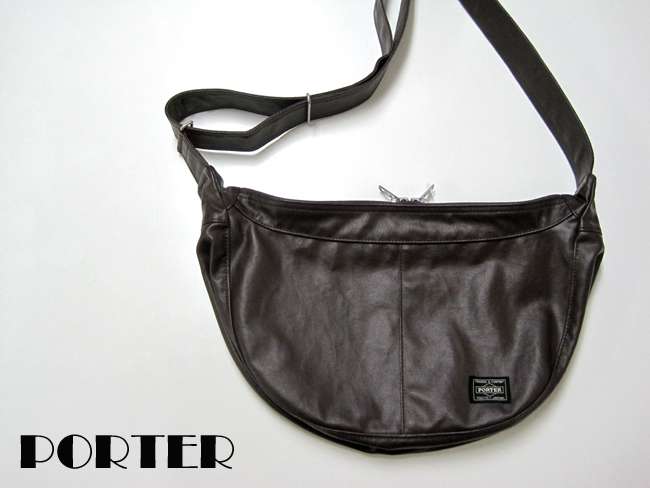 美品/PORTER/ポーター/FREE STYLE フリースタイル/バナナ型 ショルダー 