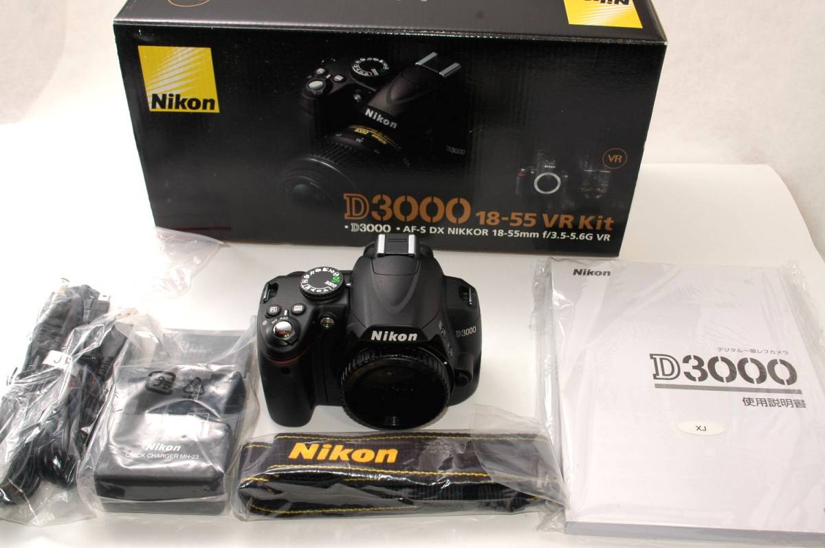 ★撮影枚数4,719枚・超美品★ ニコン D3000 ボディ #21380 D3000 Nikon ニコン #21380 ☆撮影枚数4,719枚・超美品☆ 美品NIKON