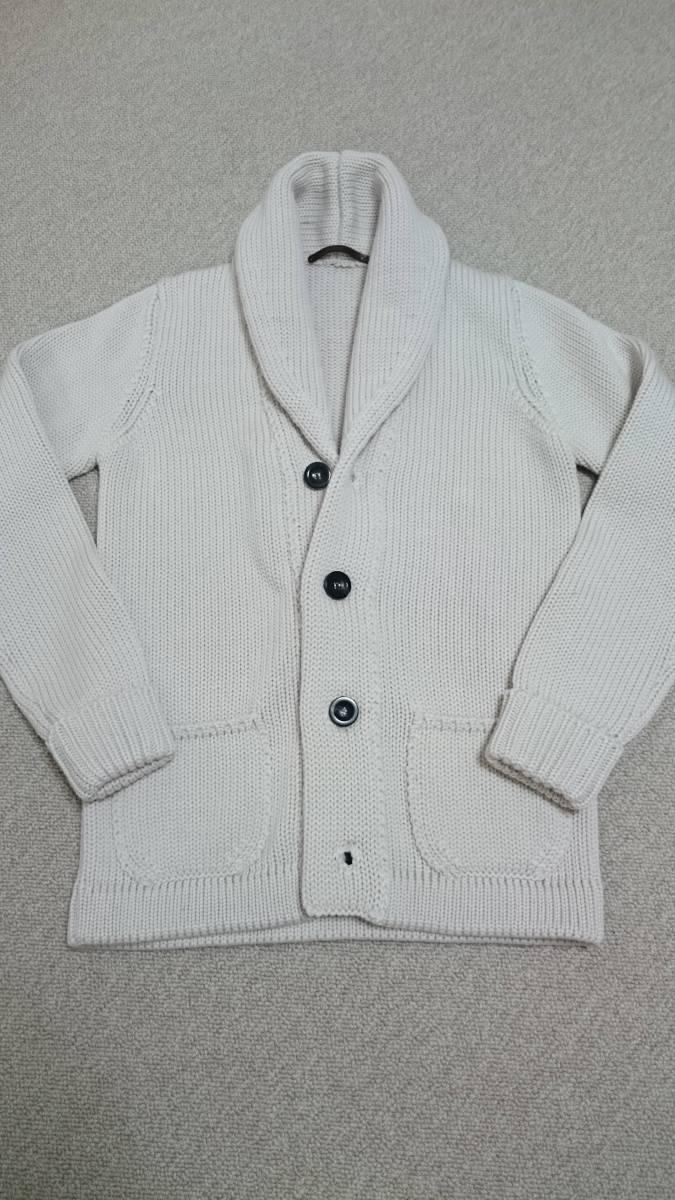 【新品】 ロベルトコリーナ　roberto collina　ショールカラーニット　44