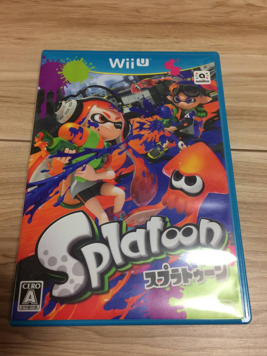 中古 任天堂WiiU splatoon スプラトゥーン wii u