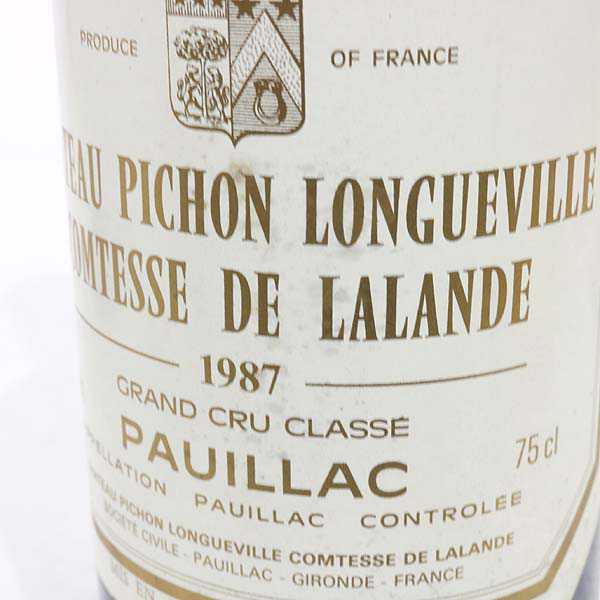 ☆CHATEAU PICHON LONGUEVILLE COMTESSE DE LALANDE（シャトーピション