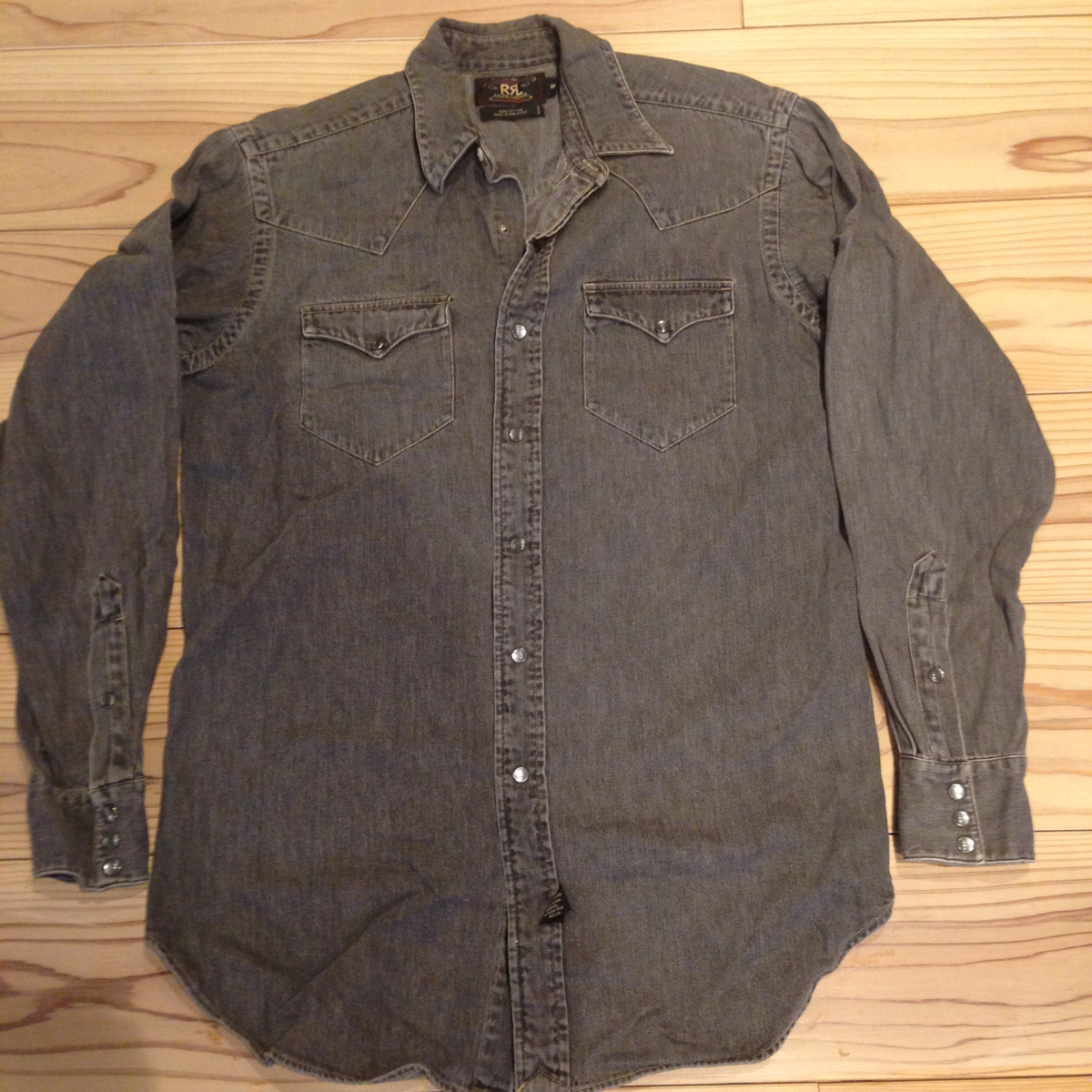 個人出品 美品 売り切り RRL ダブルアールエル ラルフローレン ウェスタンシャツ ジョニーデップ