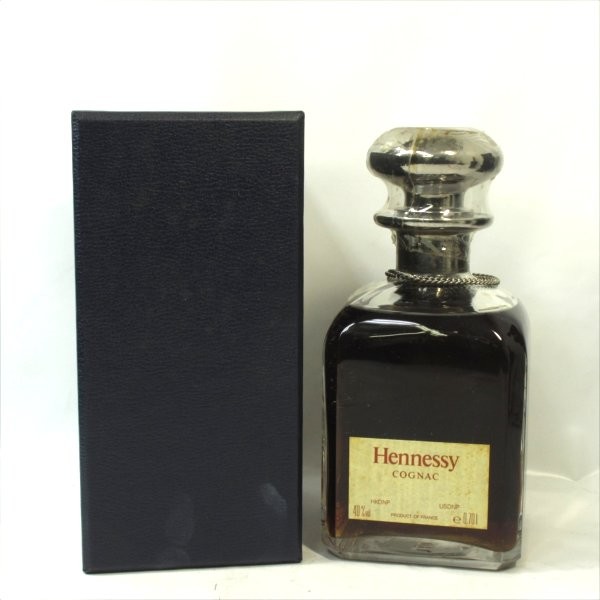 ヘネシー シルバートップ Hennessy ブック型 700ml 箱付 コニャック