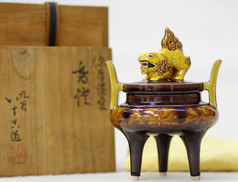 置物 : 城南骨董-古備前焼 時代 骨董○備前焼大黒天置物○七福神 明治