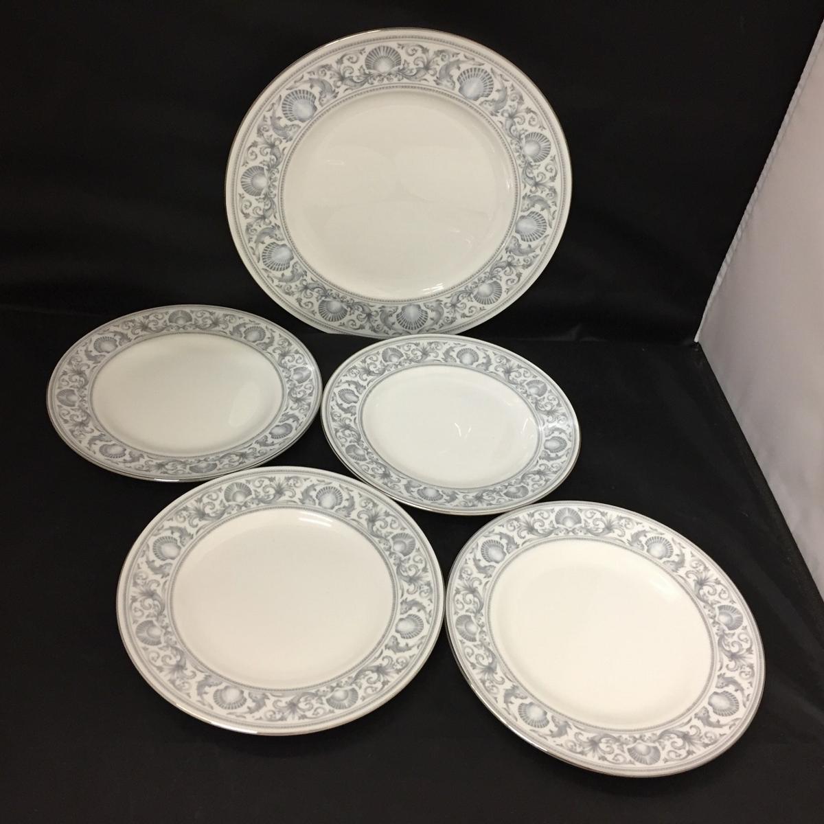 ●【WEDGWOOD ウェッジウッド DOLPHINS ドルフィンホワイト プレート 食器 お皿 セット】SF6290