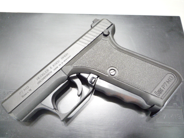 ☆1円～MGC H&K P7M13 HW ガスブローバック ジャンク ケース 取説